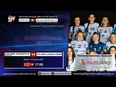 LIVE: 2 Liga Kobiet: Chełmiec Wodociągi Wałbrzych - Polonia Łaziska Górne