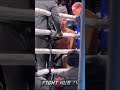 SEBASTIAN FUNDORA AFTER BEING KNOCKED OUT BY BRIAN MENDOZA!