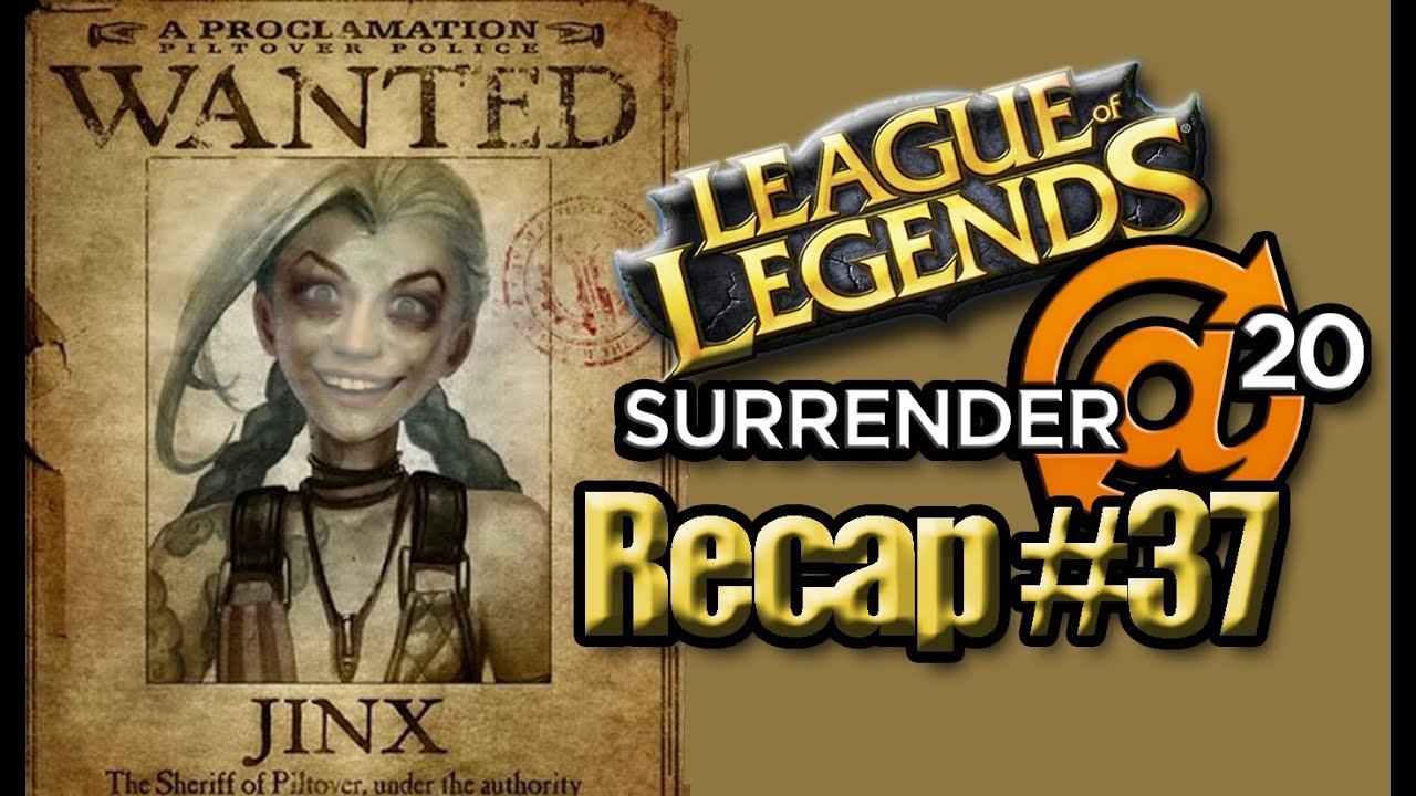 JINX is WTF AWESOME | Surrender@20 | TradeChat