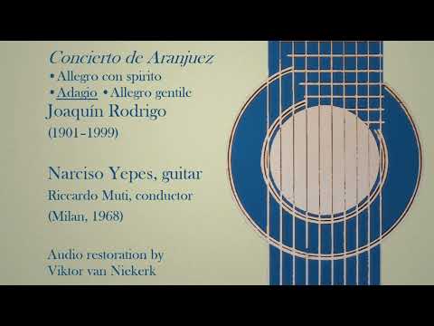 𝘾𝙤𝙣𝙘𝙞𝙚𝙧𝙩𝙤 𝙙𝙚 𝘼𝙧𝙖𝙣𝙟𝙪𝙚𝙯 ♫ Rodrigo • 𝘕𝘢𝘳𝘤𝘪𝘴𝘰 𝘠𝘦𝘱𝘦𝘴 ♪ guitar • Riccardo Muti • live in Milan, 1968