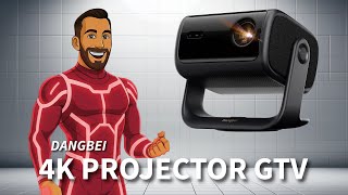 Dangbei DBOX02 Pro 4K Projector GTV, 2000 ISO Lumens, HDR10+, Dolby Audio, Auto Keystone/Focus