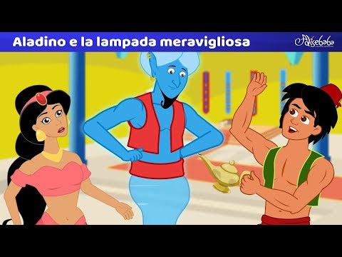 Aladino e la lampada meravigliosa Storie per bambini - Cartoni animati - Fiabe e Favole per Bambini