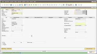 SAP Business One - Fensterelemente kennenlernen (4/6) SAP Business One - Fensterelemente kennenlernen (4/6)