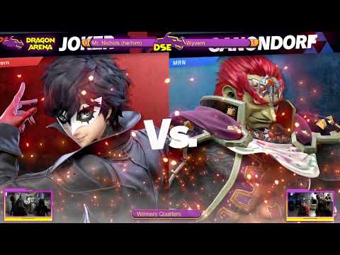 Wyvern (Joker) vs Mr  Nichols (Lucina/Ganondorf) Dragon Arena Smash #7 Winners Quarters
