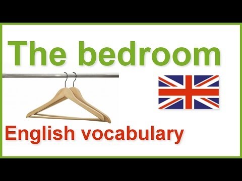 寝室の英単語｜英単語集 (English words in the bedroom | English vocabulary)