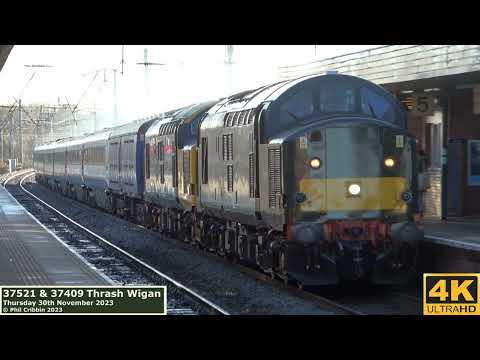 37521 & 37409 Thrash Wigan - 30th November 2023