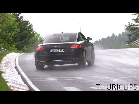 2015 Audi Tts Coupe Spied Testing On Extremely Wet