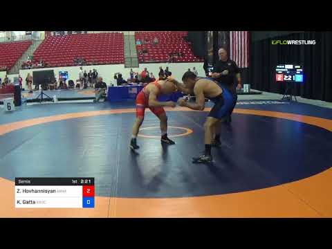 2018 Marine Corps US Open/Masters D Freestyle 62 Semis - Zhora Hovhannisyan (Arme) Vs. Kekoo Gatta