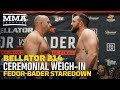 Bellator 214 Weigh-Ins: Fedor Emelianenko vs. Ryan Bader Staredown