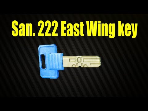 Escape From Tarkov - San. 222 East Wing key