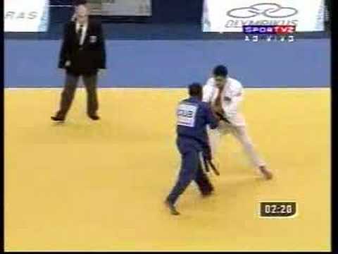 Leandro Guilheiro (BRA) x Ronald Girones (CUB) Judo Pan 2007
