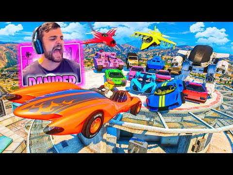 TODOS CONTRA MI CON EL SCRAMJET! TODOS ARRIBA DEL MAZE BANK! - GTA 5 ONLINE