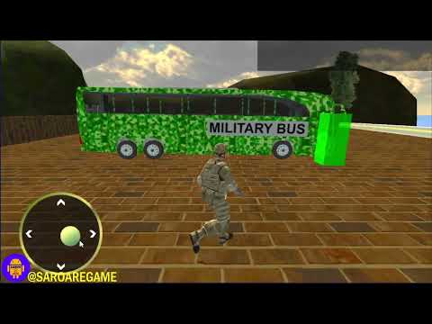 Army Soldier Bus Driving Games - Offroad US Army Bus Transport Duty Driver - Android GamePlay #4