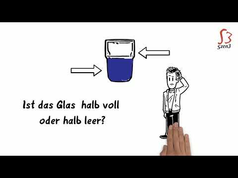 Ist das Glas halb voll oder halb leer?