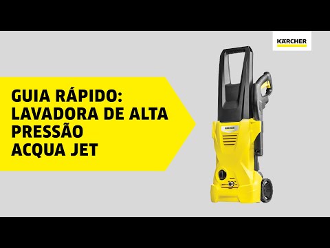Lavadora de Alta Pressão K3 Acqua Jet 1830PSI 1500W 220V KARCHER-19943250 - Vídeo