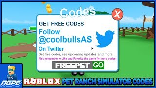 Roblox Pet Ranch Simulator Codes Not Expired Kenh Video Giải Tri - roblox pet ranch simulator codes redeem them now