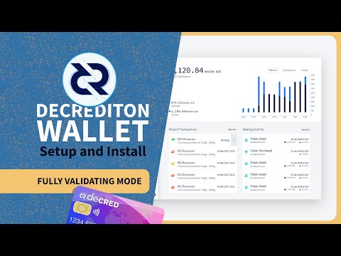 Installing Decrediton in Fully Validating Mode - Decred Fundamentals
