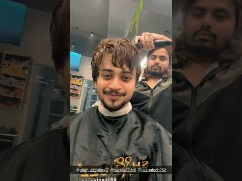Hasnain Khan And Sadan Farooqi New Hair Cutting #shorts #hasnainkhan #saddu07