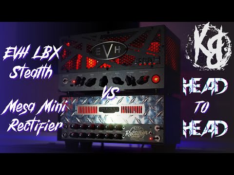 HEAD TO HEAD - EVH 5150III LBX Stealth vs Mesa Mini Rectifier