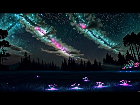 [AI Dreamscape] Ambience Animation - Alpha Waves Healing Frequency, Soothing | Fantasy Landscape