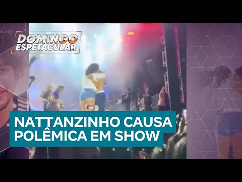 Cantor Nattanzinho causa polêmica ao oferecer dinheiro para fã trair a namorada durante show