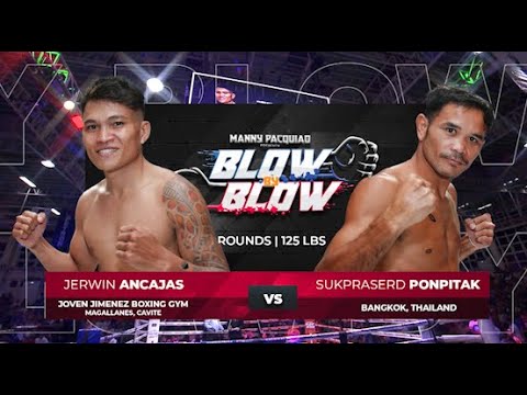 Jerwin Ancajas (PH) vs Sukpraserd Ponpitak (THA) | Manny Pacquiao presents Blow by Blow | Full Fight