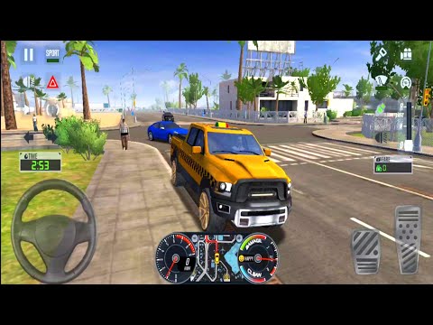 Big Pickup SUV Taxi Driving Sim 2020 - Ultimate Taxi Driver - Android  Gameplay