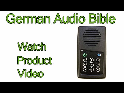 German Bible Audio Bible player Bible review | German Bible reading Audio Bible German