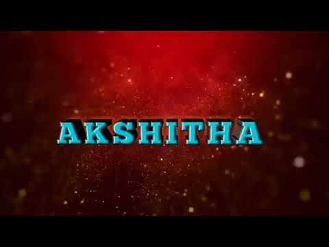 title name akshitha