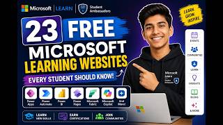 🚀 23 Free Microsoft Learning Websites Every Student & Developer Must K