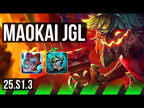 MAOKAI vs LEE SIN (JGL) | EUW Grandmaster | 25.S1.3