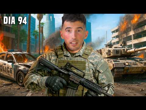 I SURVIVED 100 DAYS AS A SOLDIER IN GTA 5! (Mods)