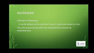 Water Resource Engineering- Watershed Management