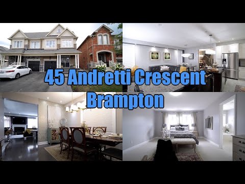 45 Andretti Crescent Brampton | Danish Homes | Virtual tour | Real Estate |