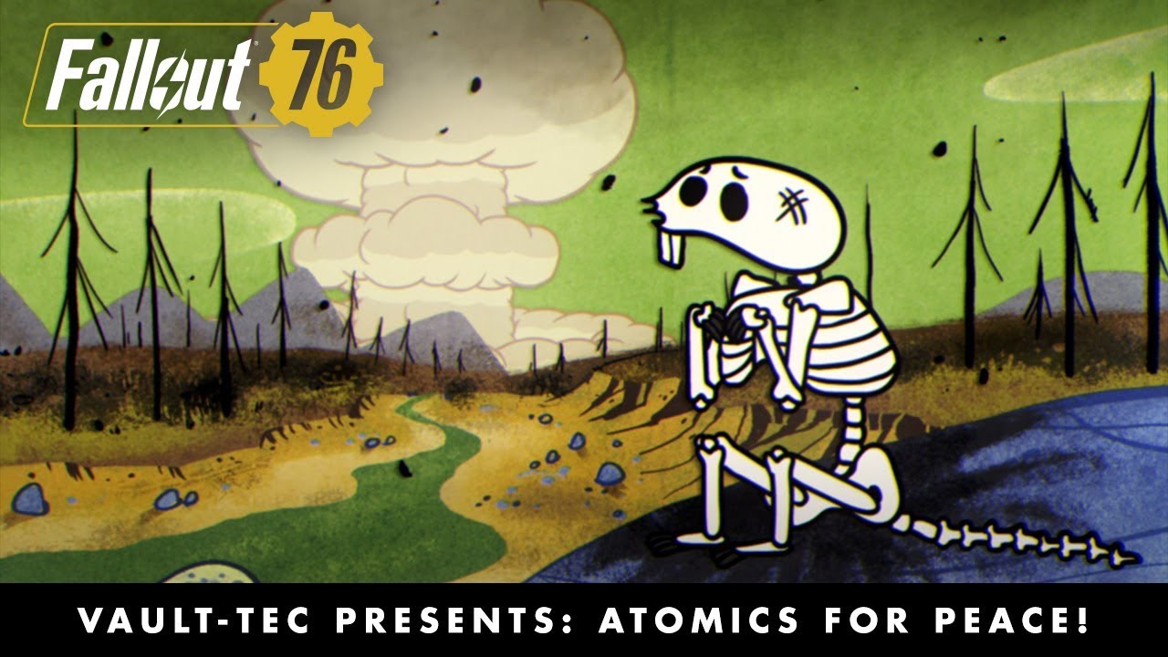 Fallout 76 â€“ Vault-Tec Presents: Atomics for Peace! Nukes Video - YouTube
