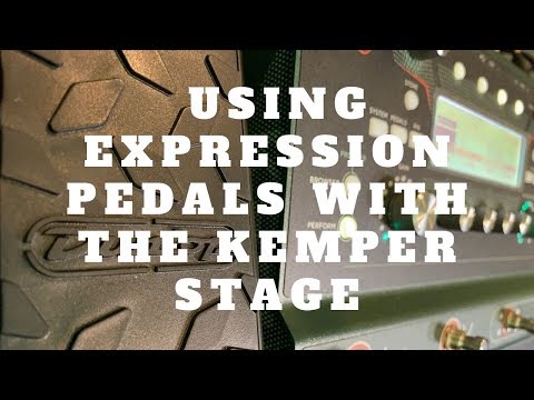 Using Expression Pedals & External Foot Switches With The Kemper Stage