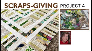 ♻️ 😇  Charity Quilt 4 from Scraps ✂️ ♻️ | QUILTING FOR GOOD | Scrapbuster | Piano Keys Quilt