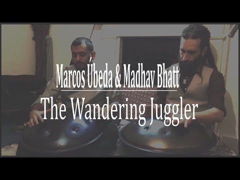 Great jam with handpans. Madhav Bhatt and Marcos Úbeda