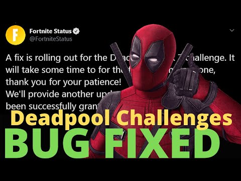 Fortnite DEADPOOL Week 7 Challenges *FIXED*!!!