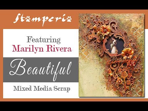 Beautiful: mixed media canvas tutorial