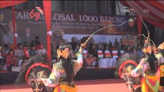 Download lagu Tradisi 1000 Singo Barong di Kediri -NET5 mp3