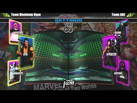 Team Maximum Hype vs Team AGE - UMvC3 Teams - Summer Jam 6