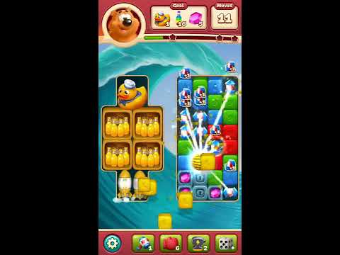 Toon blast 2912 no boosters 3 stars