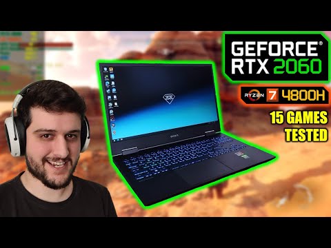 Gaming on an RTX 2060 / R7 4800H Laptop - It's Awesome! (Omen 15)