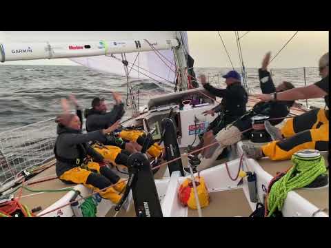 Workout in the middle of the Atlantic