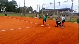 preview picture of video 'Softball Home Run @ Tom Brown Park, Tallahassee (slow motion)'