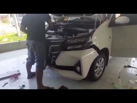 PROSES PEMASANGAN GRILL AVANZA 2020 AND WRAPPING  DOFF BLACK BY BASENJA VARIASI - Rengat