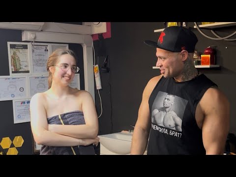 Olga asked for a rough massage but she cried 