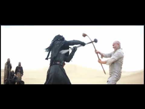 Tusken Raider trains Boba  (Book of Boba Fett Season 1 Episode 2 )