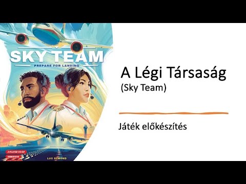 Légi társaság - Játék előkészítés - Robert SoloPlay